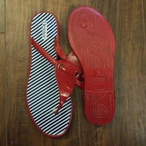 Dexter Plastic Thong Sandals